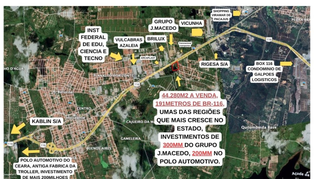 Terreno - Venda - Cajueiro - Horizonte - CE